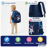 Sac à dos école garçon astronaute – Voyage & primaire 7-13 ans