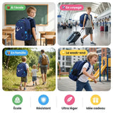 Sac à dos école garçon astronaute – Voyage & primaire 7-13 ans
