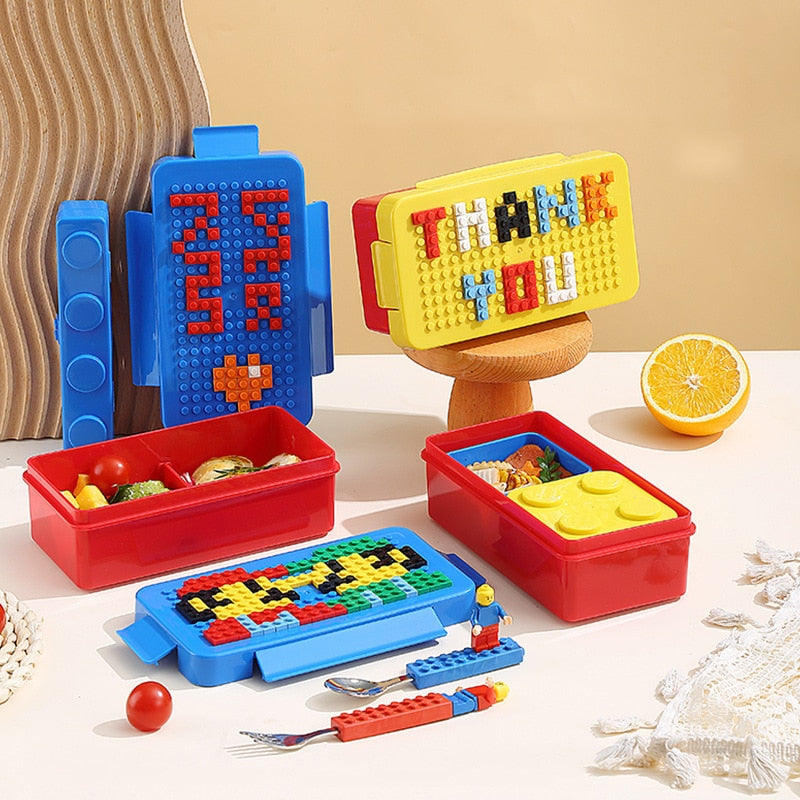 Boite pour gouter repas avec couverts - Funnykids