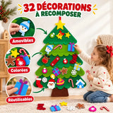 Sapin de Noël en Feutre Montessori – MagiNoël