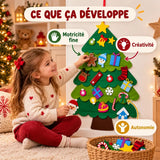 Sapin de Noël en Feutre Montessori – MagiNoël