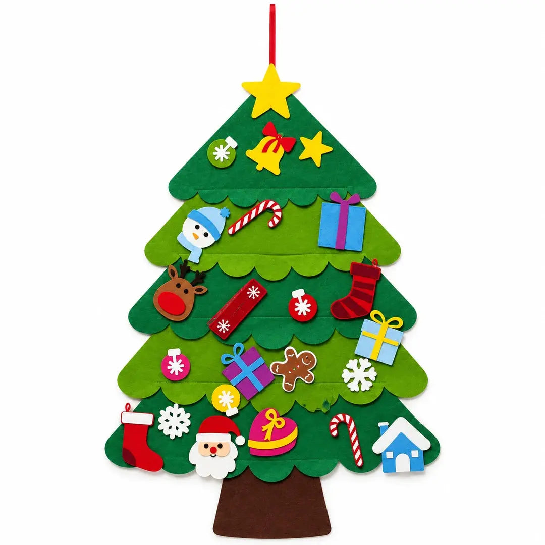 Sapin de Noël en Feutre Montessori – MagiNoël