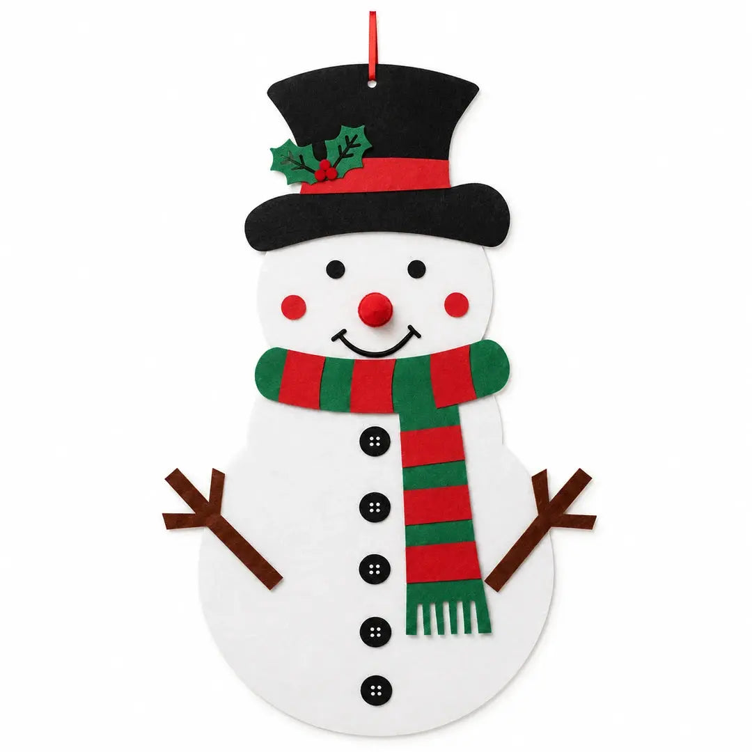 Sapin de Noël en Feutre Montessori – MagiNoël