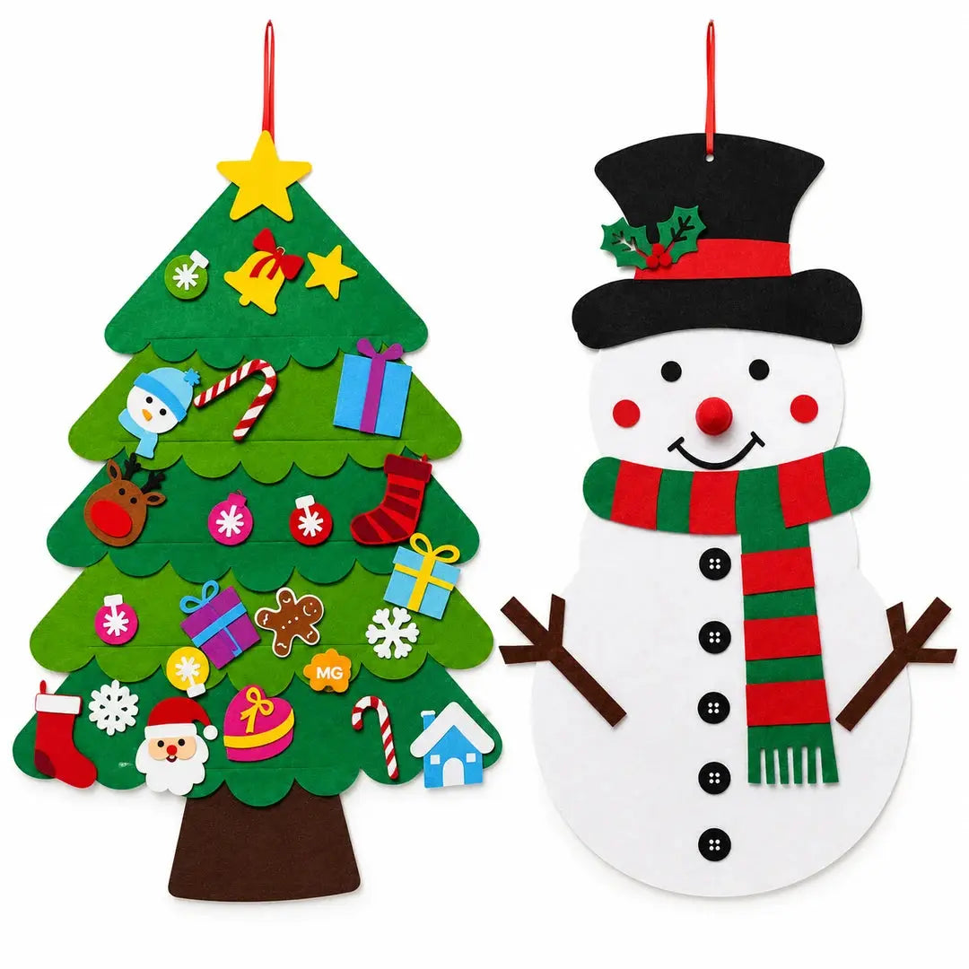Sapin de Noël en Feutre Montessori – MagiNoël