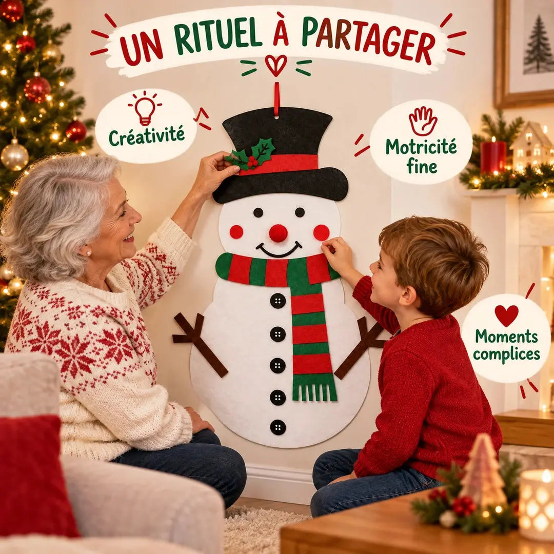 Sapin de Noël en Feutre Montessori – MagiNoël