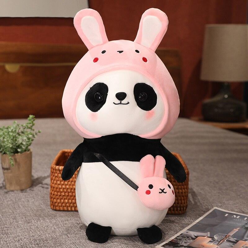 Panda en peluche déguisé pour bébé