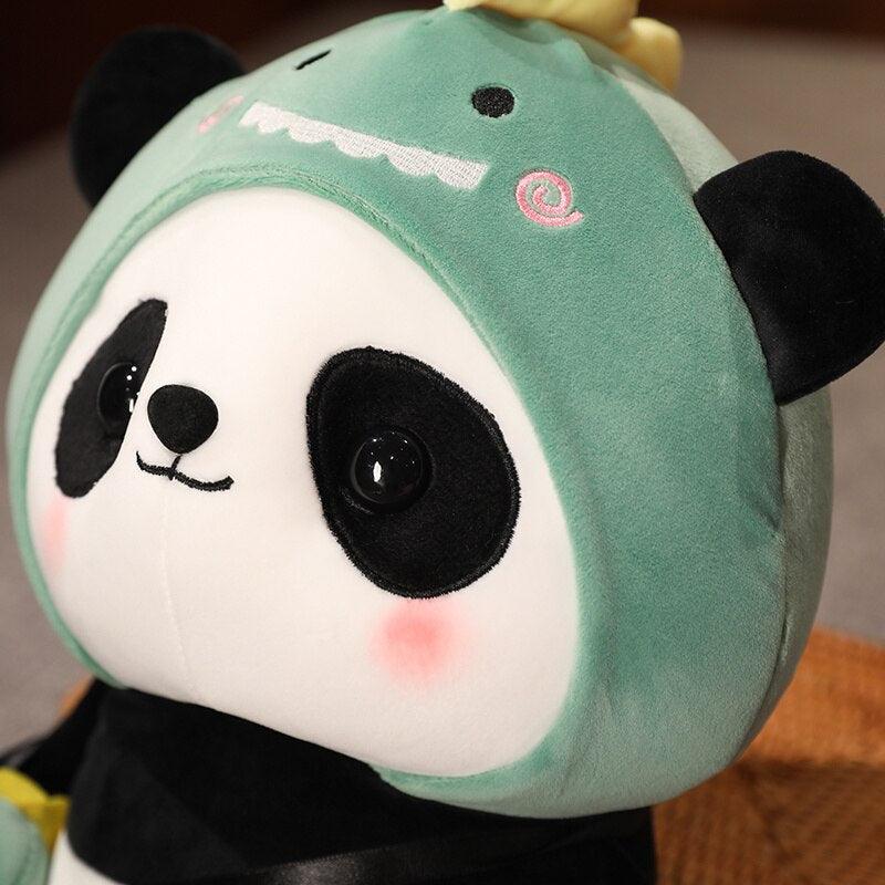 Panda en peluche déguisé pour bébé