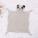 Doudou panda en coton pour bébé