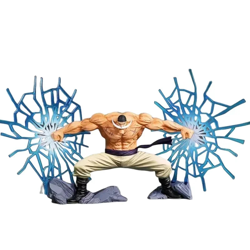 Statuetta One Piece Edward Newgate Barba Bianca Gura Gura no mi