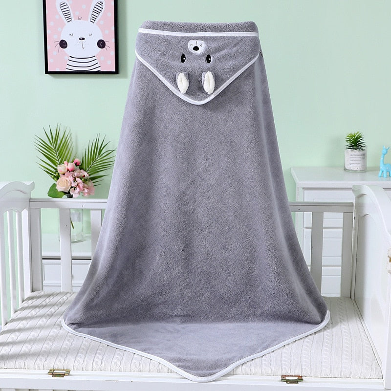 Cape de Bain Bébé à Motif d'animaux