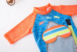 Combinaison Anti Uv Bébé pour Garçon et Fille à Motif d'Animaux