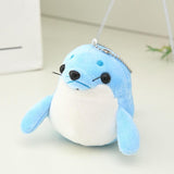 Otarie en porte-clé peluche