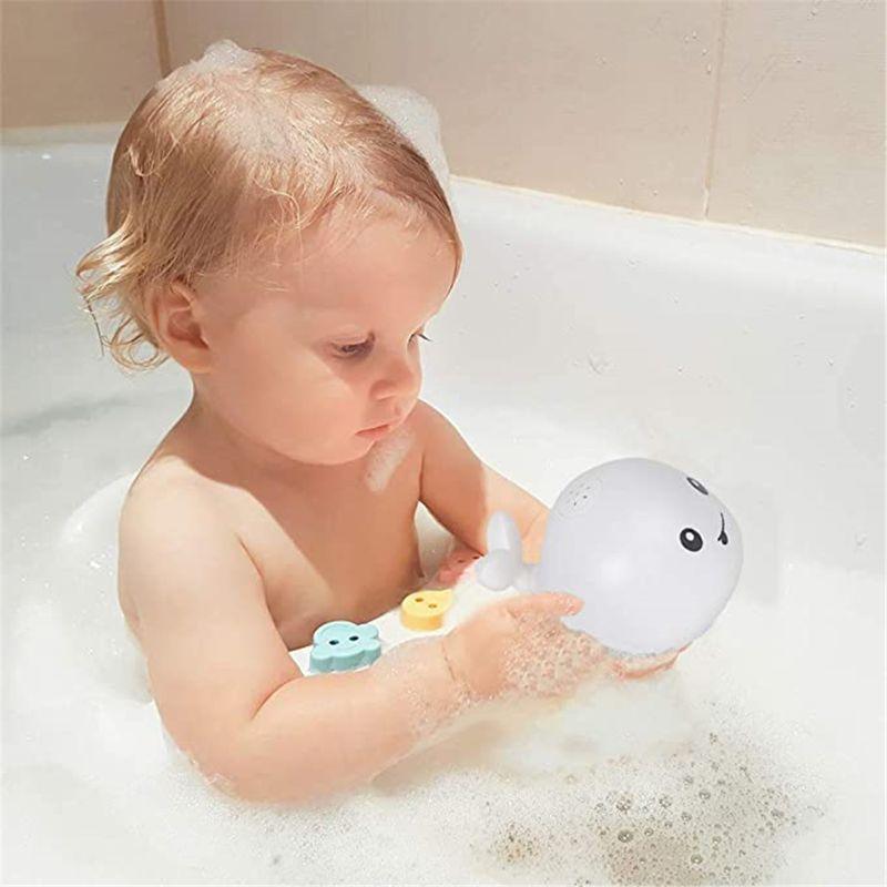 Jouet de bain lumineux en forme de baleine