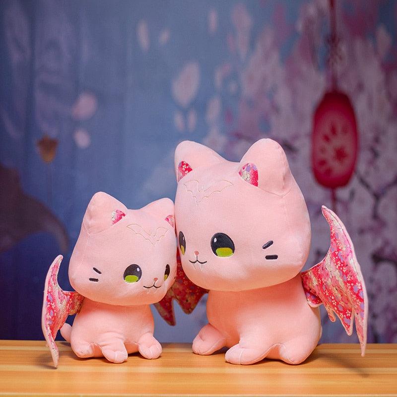 Chat vampire en peluche pour enfants