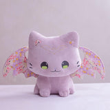 Chat vampire en peluche pour enfants