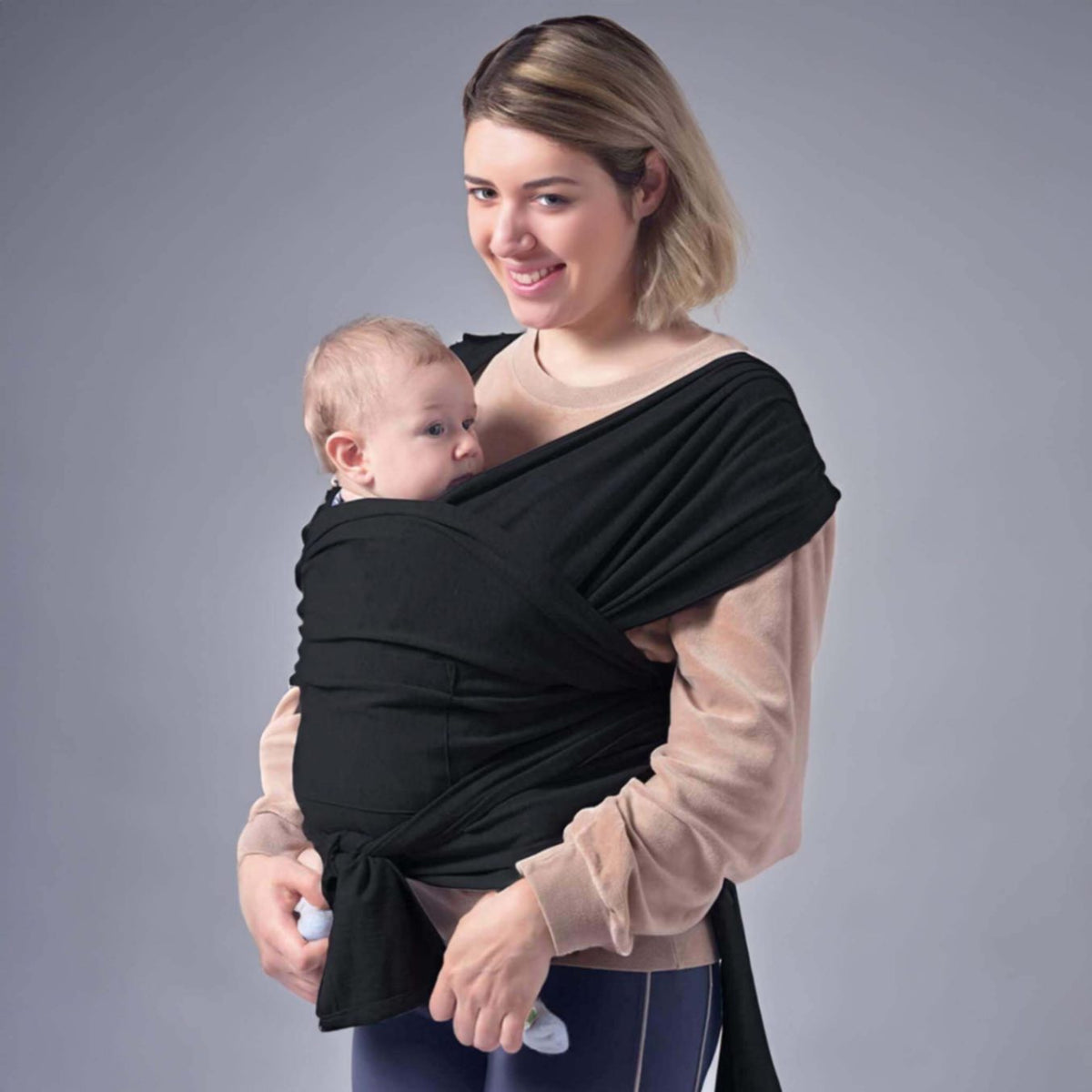 SeleneSling Porte-bébé en Coton Biologique | Écharpe de Portage Ajustable