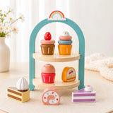 Service à Gâteaux en Bois pour Enfant – SweetTower