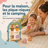 Service à Gâteaux en Bois pour Enfant – SweetTower