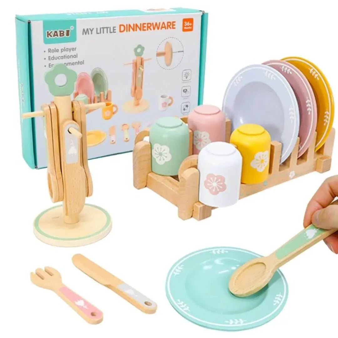 Service de Vaisselle en Bois pour Enfant – SweetDishes