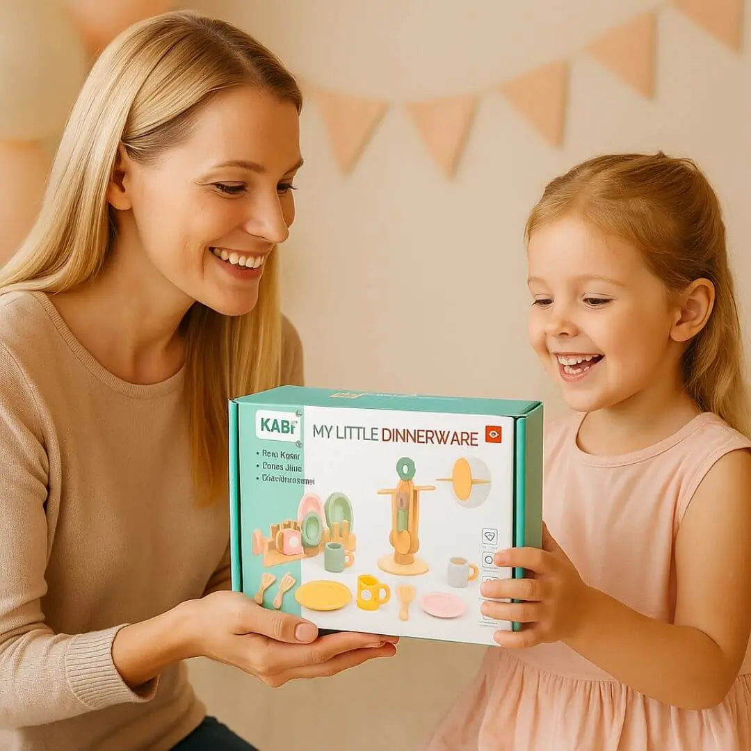 Service de Vaisselle en Bois pour Enfant – SweetDishes