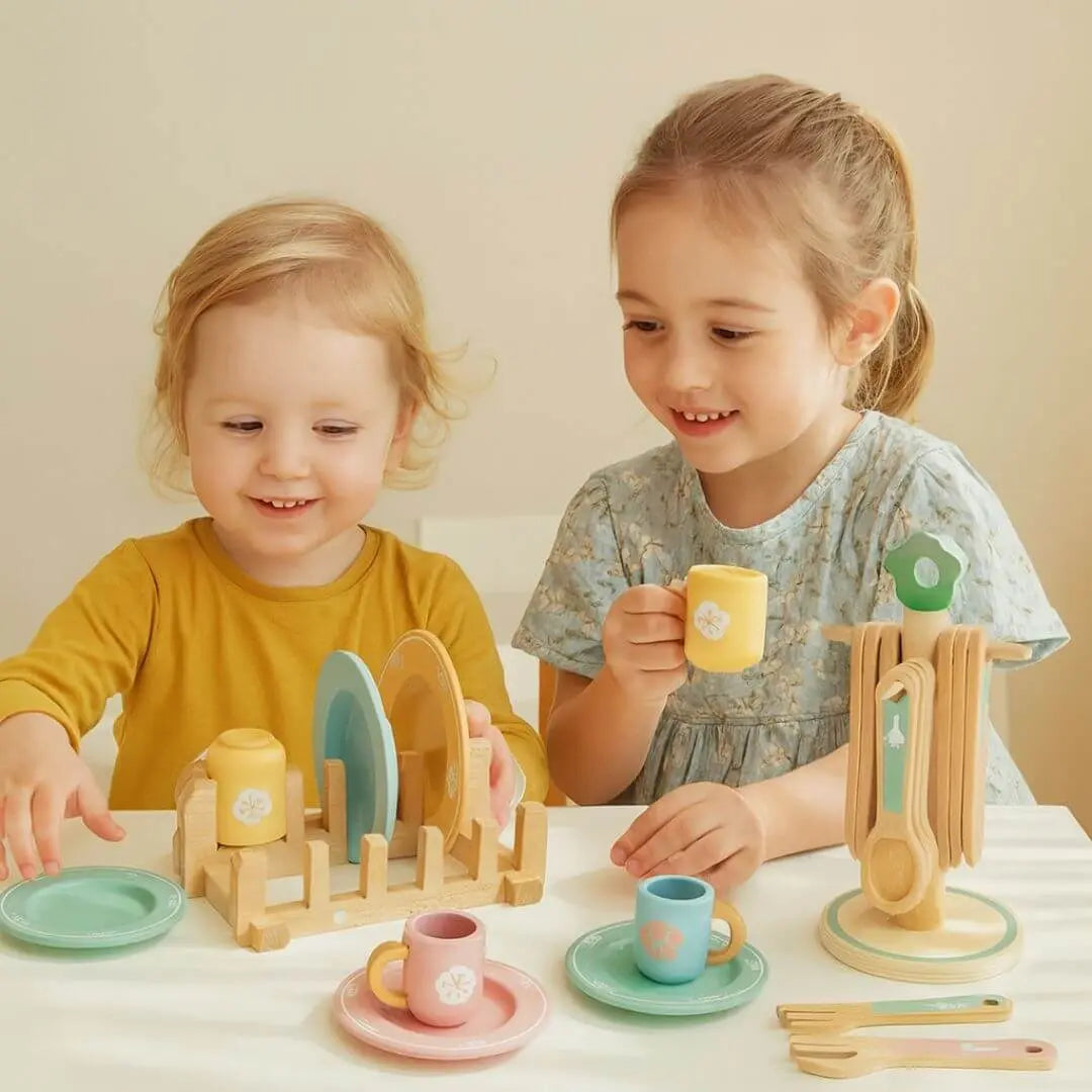 Service de Vaisselle en Bois pour Enfant – SweetDishes