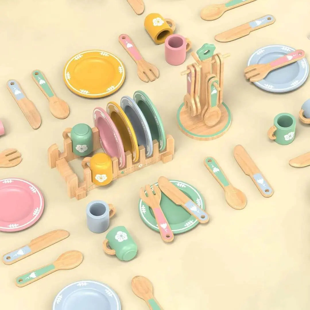 Service de Vaisselle en Bois pour Enfant – SweetDishes