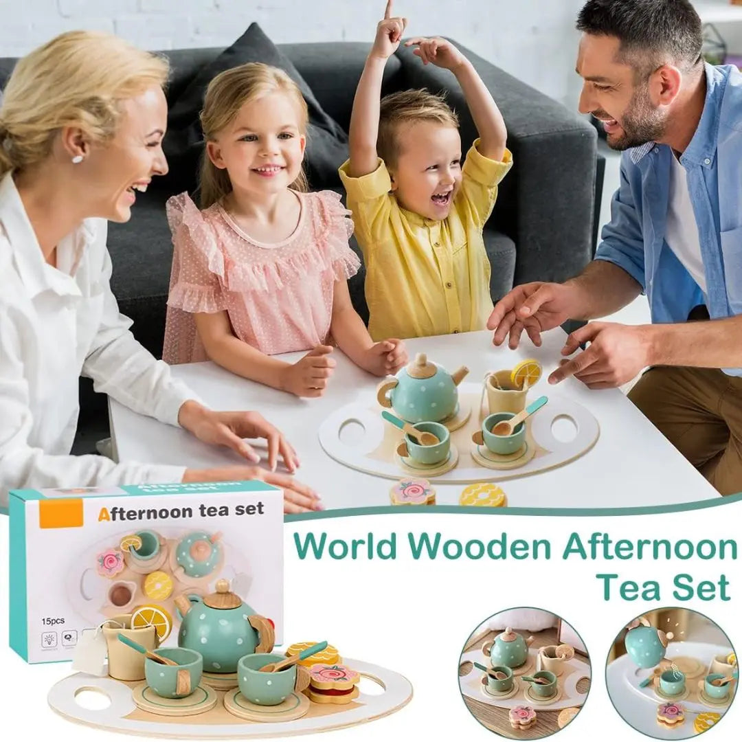 Dinette en Bois Service à Thé – TeaSet