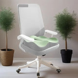 Coussin d'assise à rainure centrale
