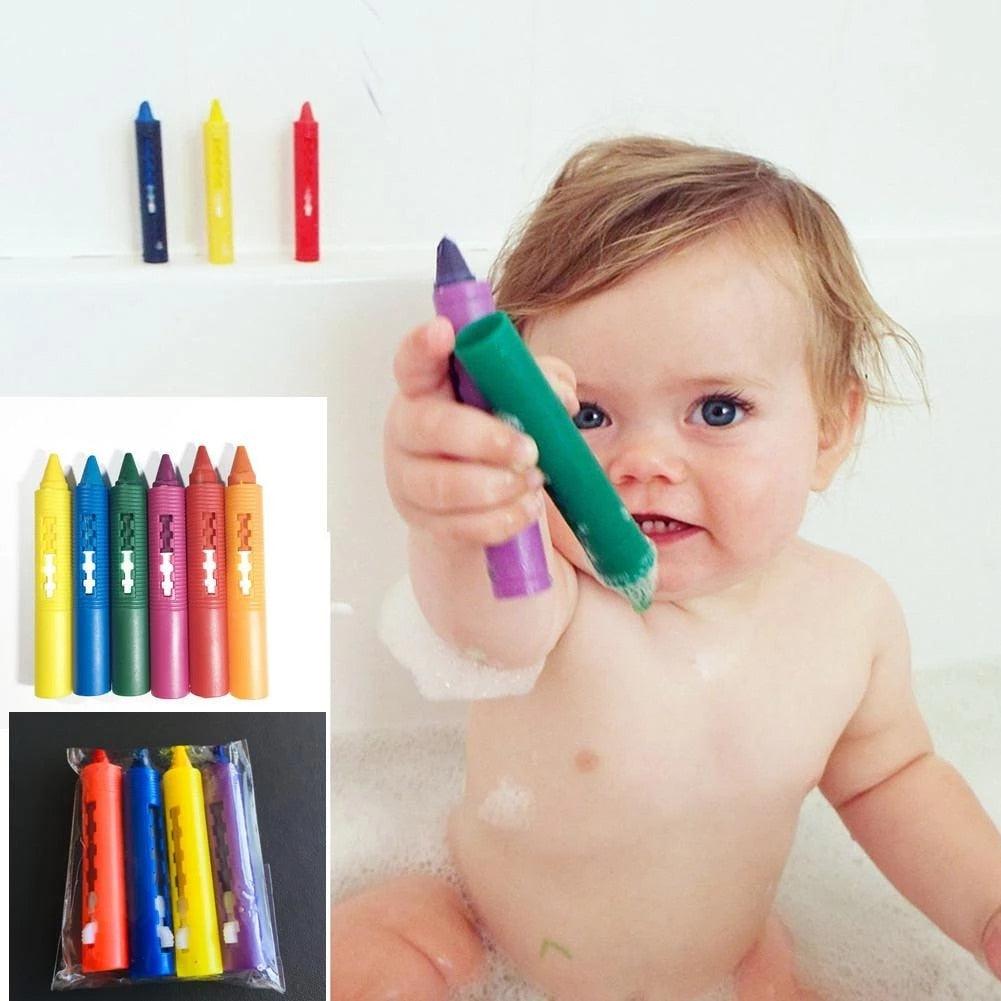 Crayons de salle de bain effaçable pour enfants