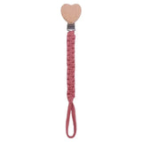 Attache-tétine personnalisée prénom en perles de bois – Cadeau de naissance
