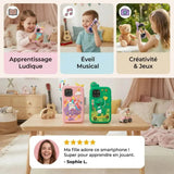 Smartphone éducatif enfant avec caméra – Jeux, musique et apprentissage