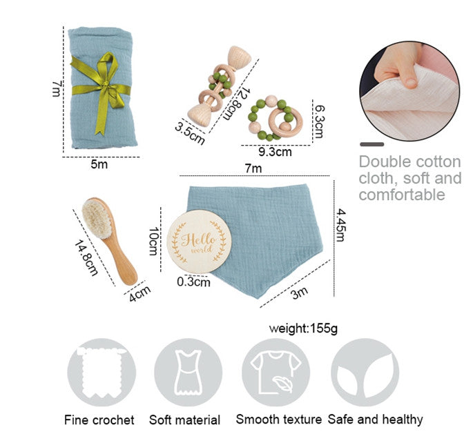 Ensemble Cadeau Splish-Splash Sensoriel (Jouets Aquatiques et Gant de Lavage Doux)