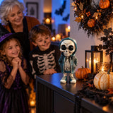 Statuette Halloween – Figurine Squelette à Capuche