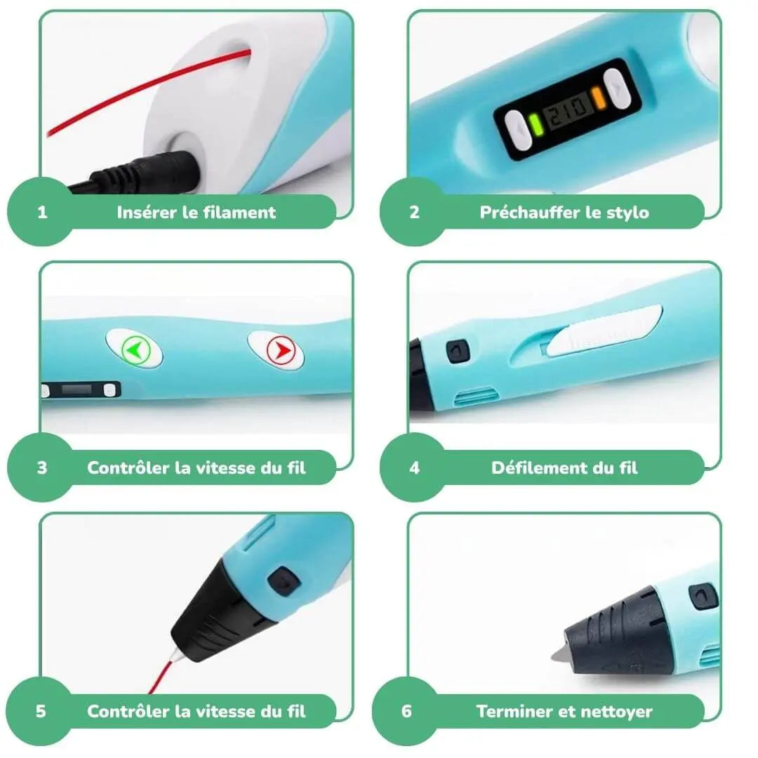 Stylo 3D Inspire - Créez en 3D dès 10 ans