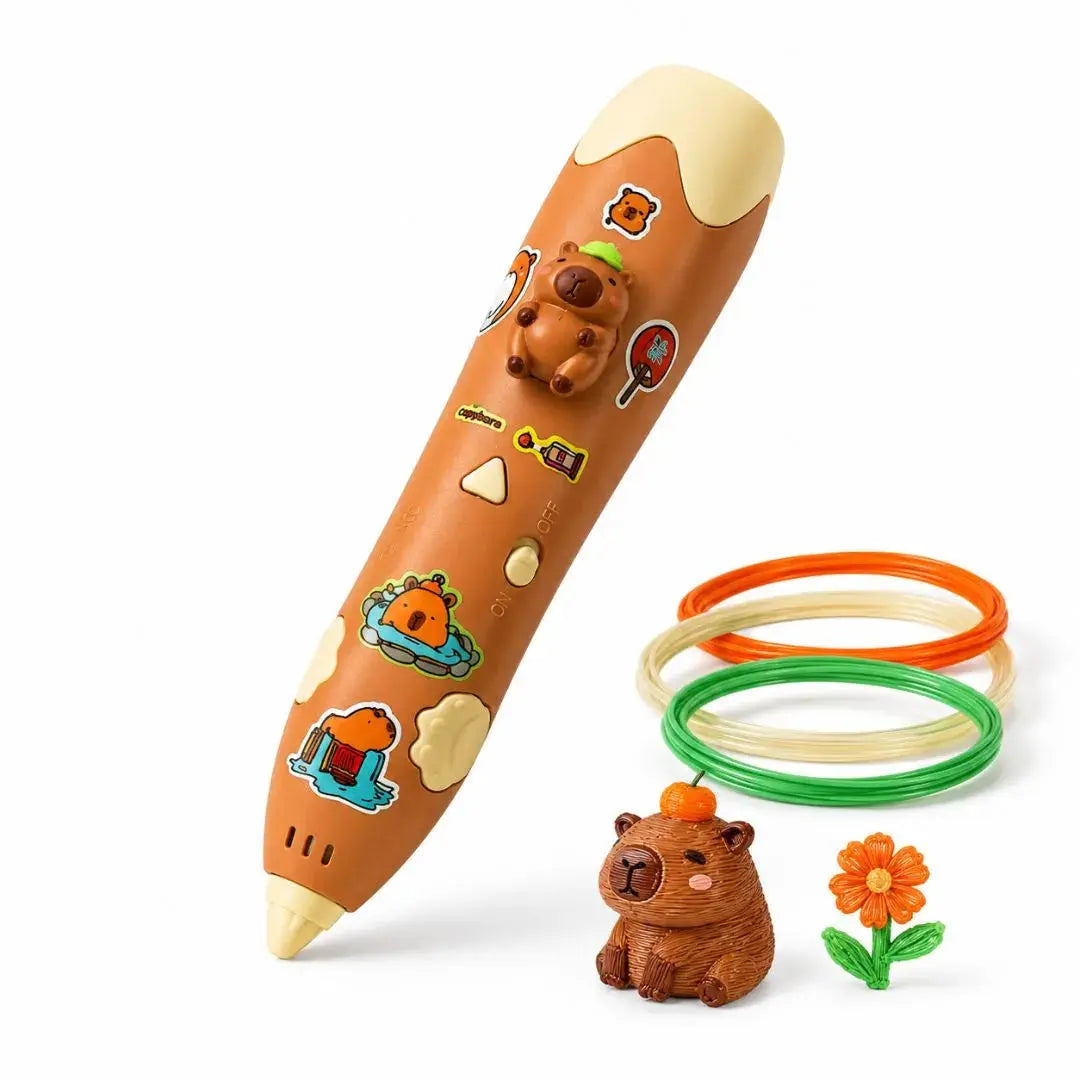 Stylo Impression 3D Enfant dès 8 ans – Kawaii Panda & Capybara