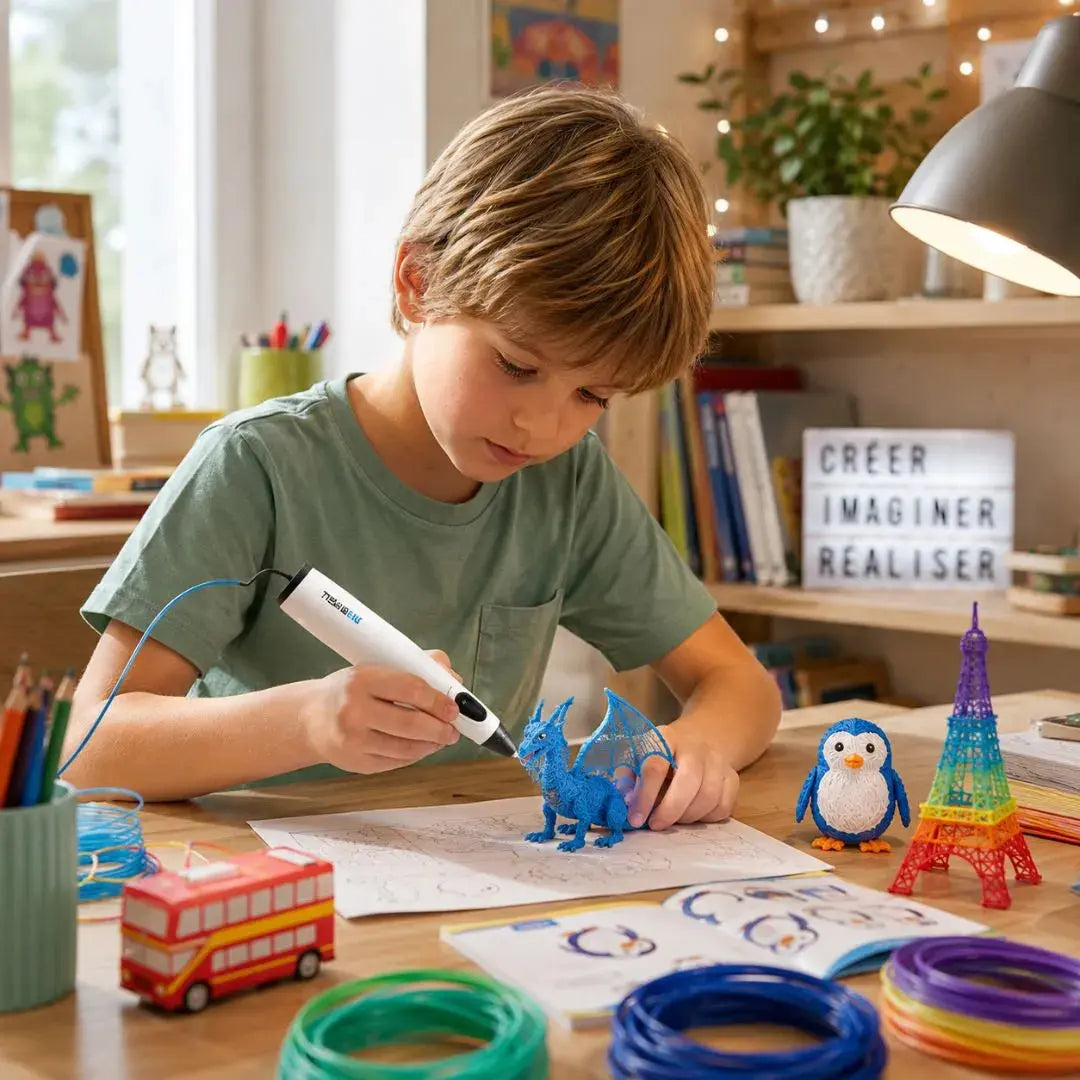 Stylo Impression 3D dès 8 ans  – Basse Température Sécurisé Enfant