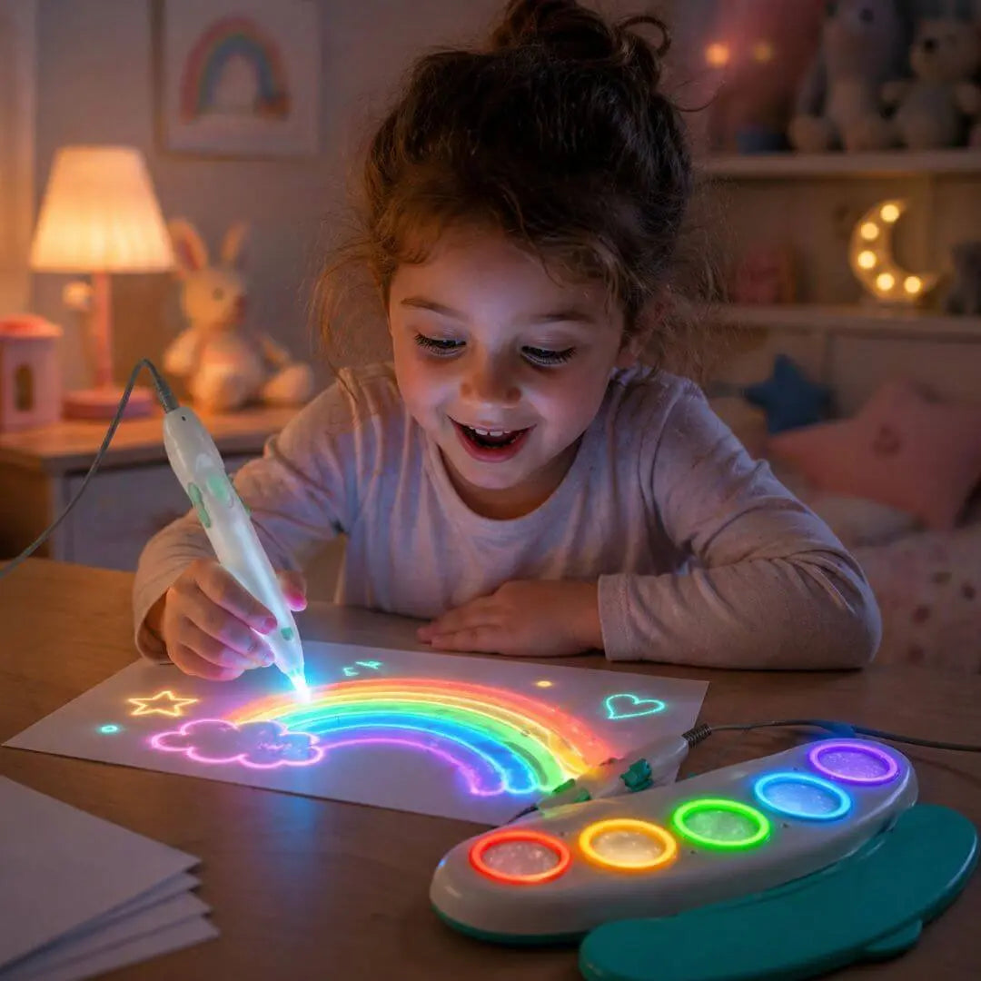Stylo Magique Lumineux Enfant – Dessin Interactif