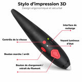 Stylo d’impression 3D dès 10 ans – Jouet créatif et éducatif