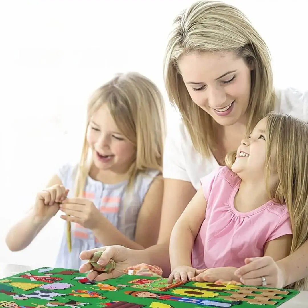 Tableau en Feutre Montessori Ferme – StoryFelt