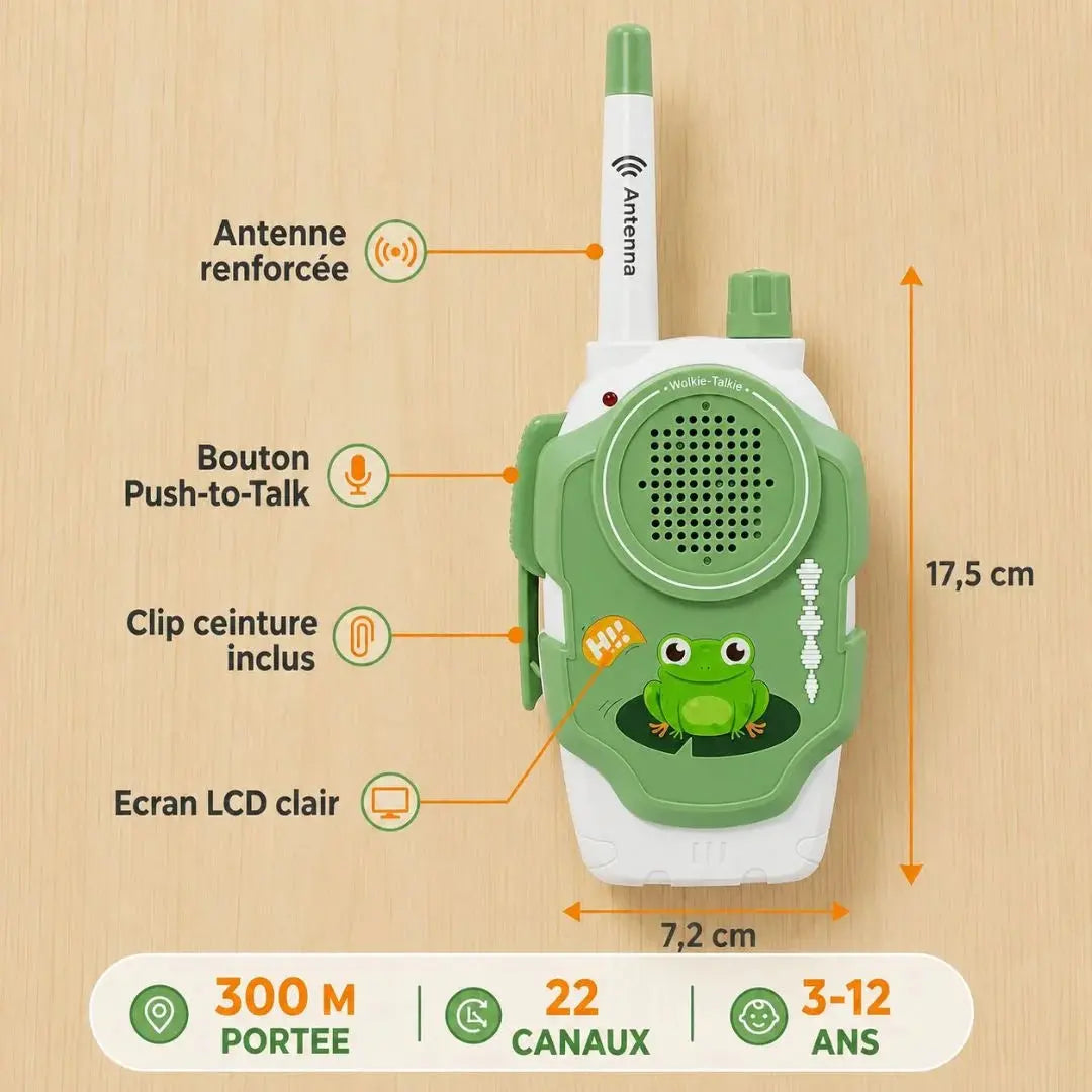 Kids' Walkie-Talkie – Long-Range Communication – Adventure
