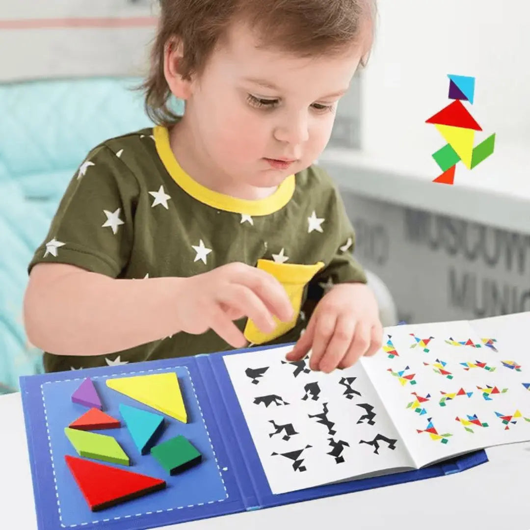 Tangram Montessori - Jeu magnétique TangramFun