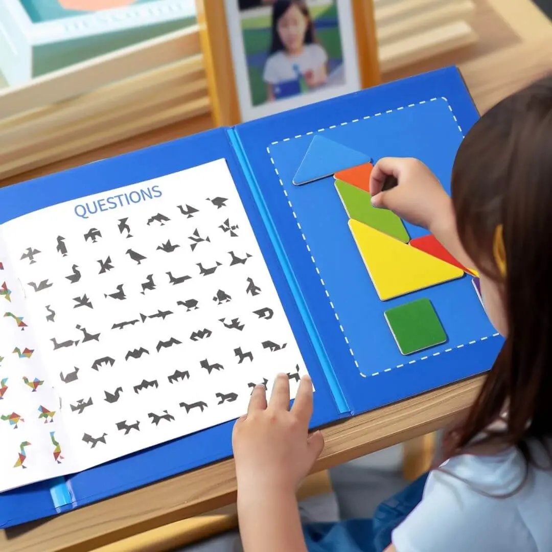 Tangram Montessori - Jeu magnétique TangramFun