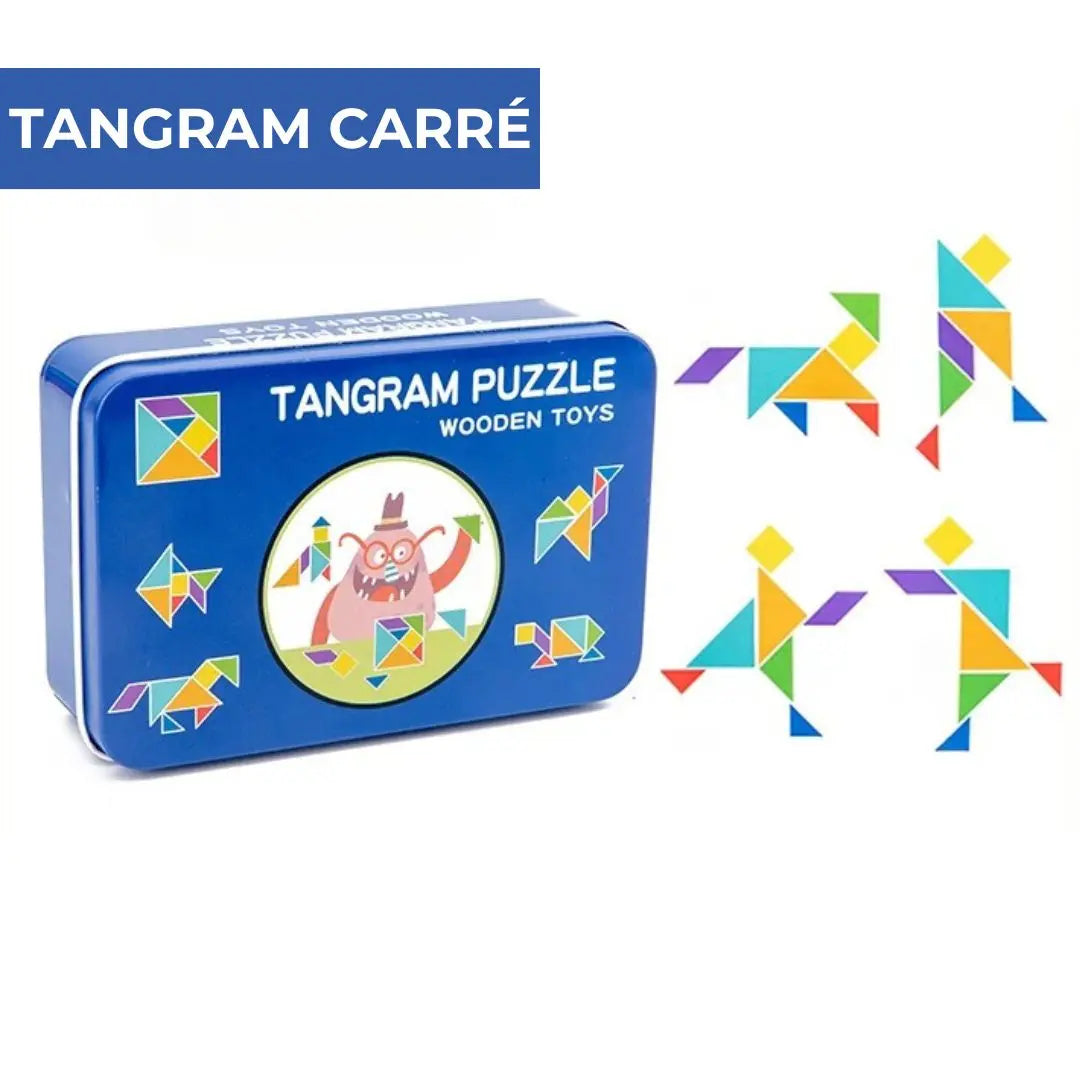 Tangram Montessori - Puzzle 3D créatif