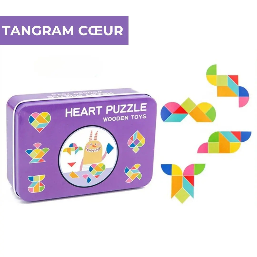 Tangram Montessori - Puzzle 3D créatif