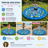 Tapis d'eau avec Sprinkler – Splash Pad Enfant | Dès 3 ans