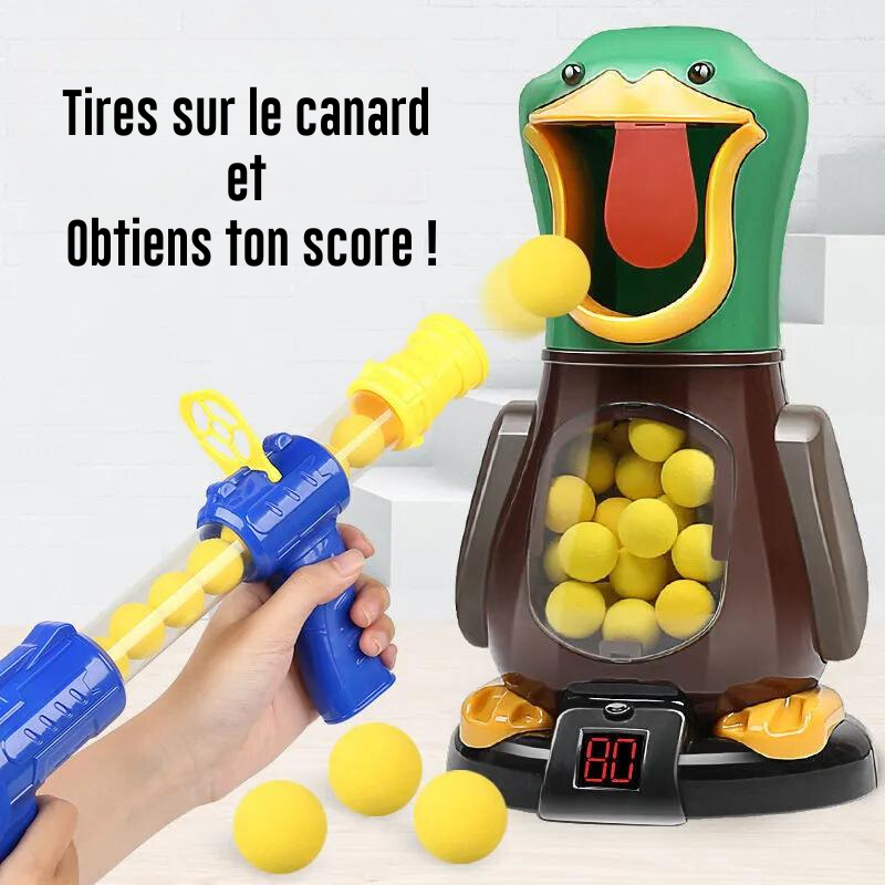CanardFou- Jeu de Tire aux canard avec Balles en mousse