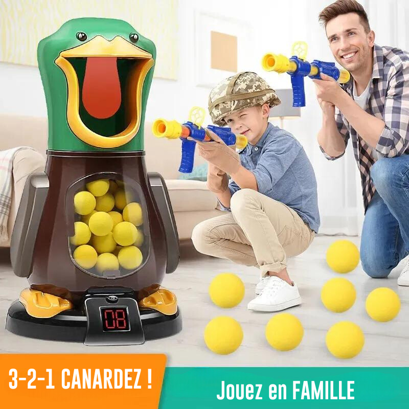 CanardFou- Jeu de Tire aux canard avec Balles en mousse