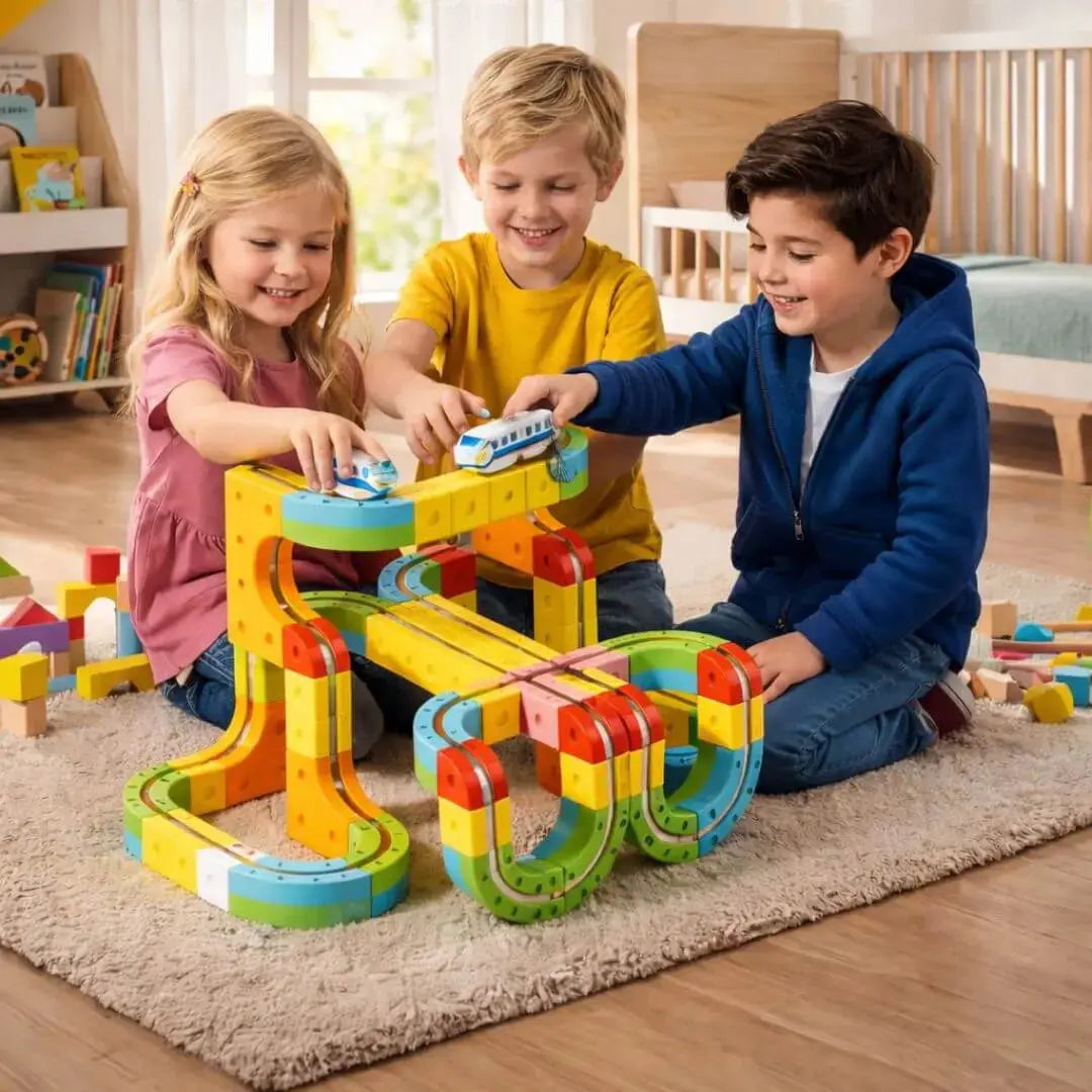 Train Électrique Rechargeable – Compatible CubeTrack