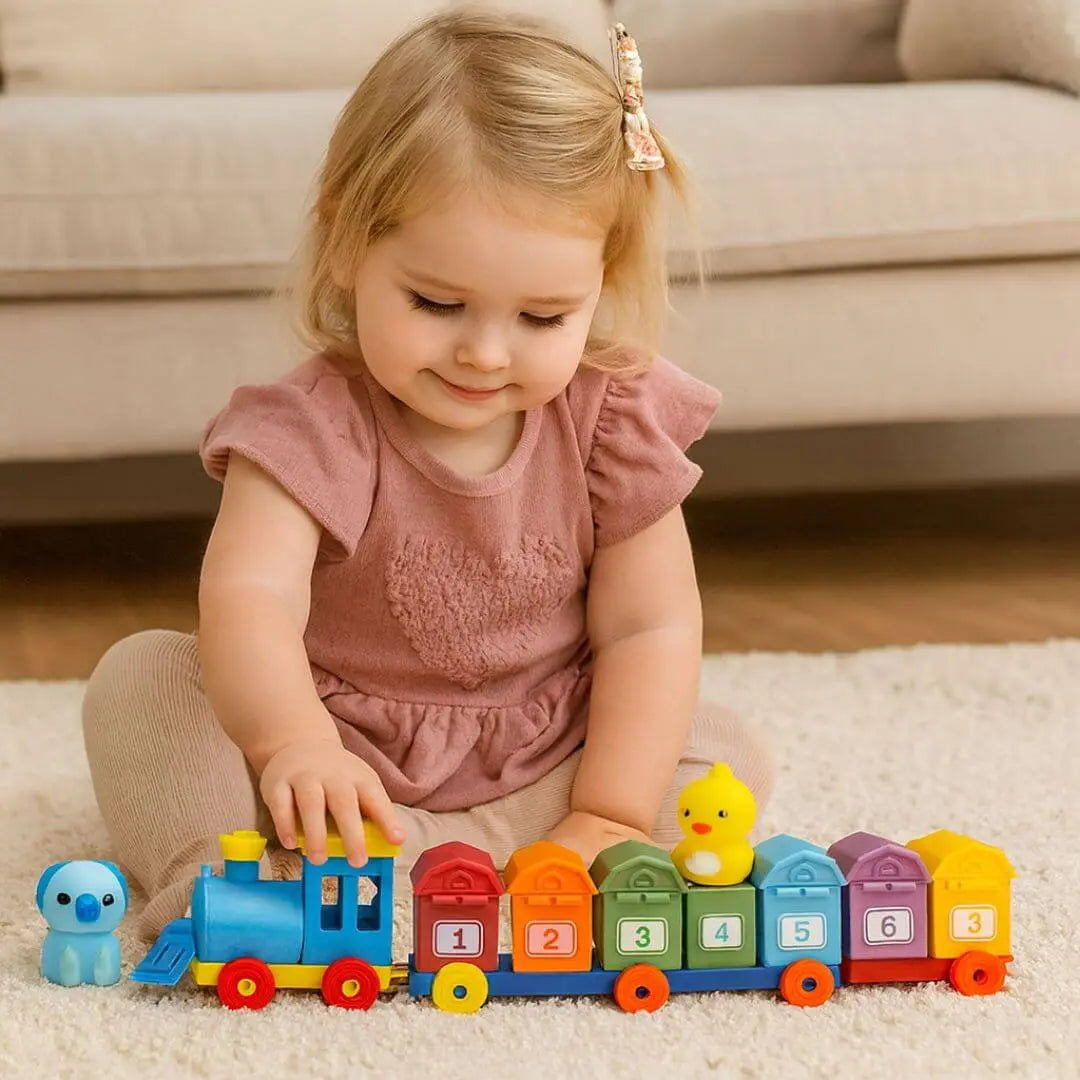 Train Jeu Montessori 2 ans : Match’n Roll