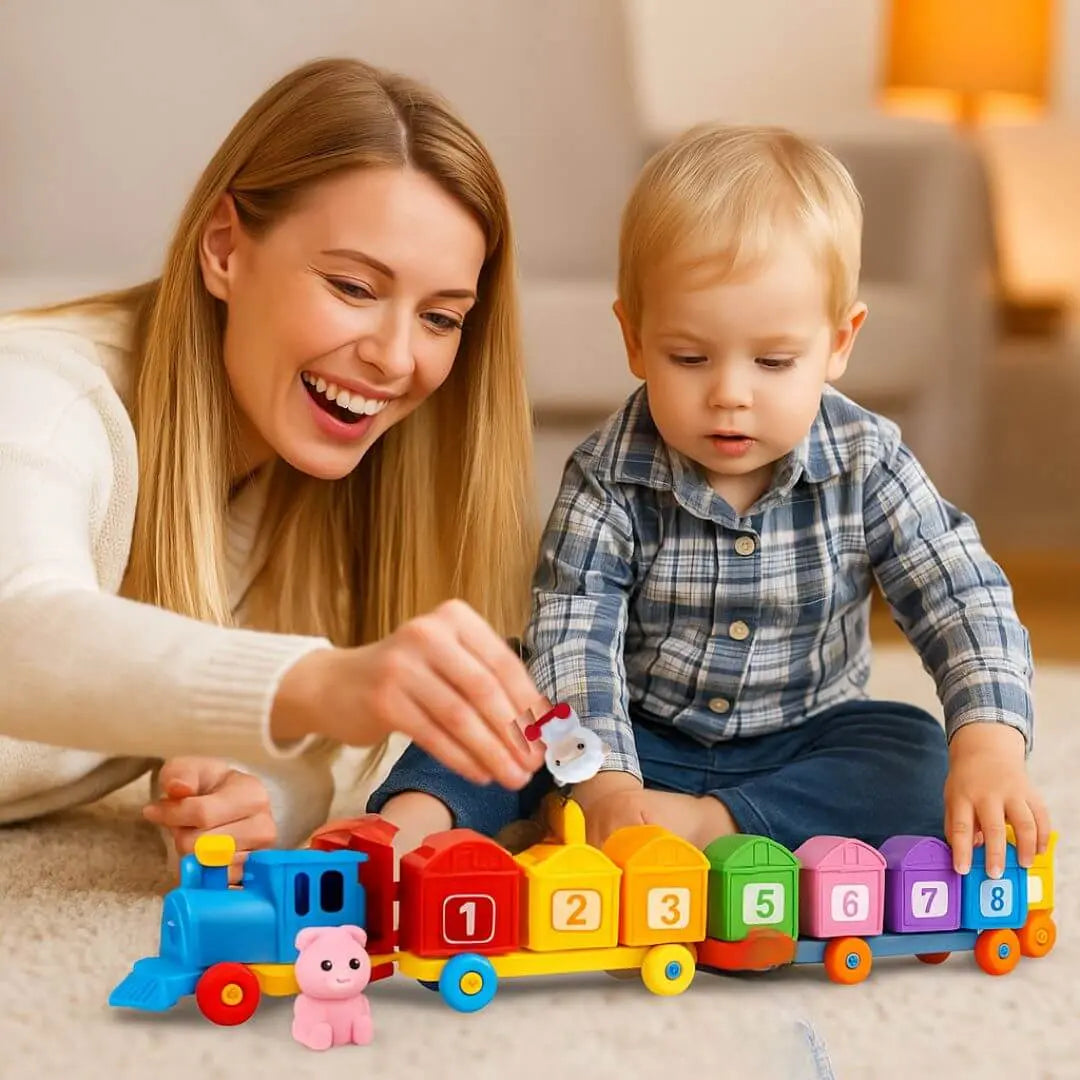 Train Jeu Montessori 2 ans : Match’n Roll